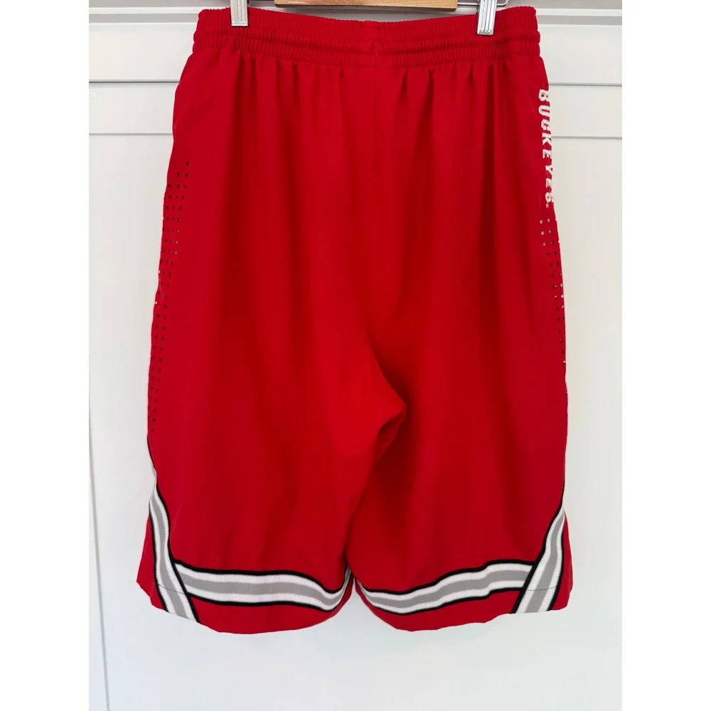 Nike Ohio State Buckeyes Red Basketball Shorts Mens Medium NCAA Dri-FIT